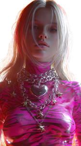 Futuristic Cyberpunk Woman V13 Vinyl Car Decal Sticker – Waterproof & UV-Resistant 4.8533333333333335"
