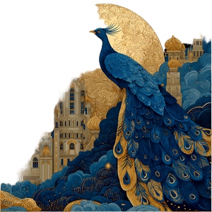 Firebird Fairytale Illustration Vinyl Car Decal Sticker – Waterproof & UV-Resistant 6.826666666666667"