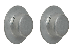 2x Upgrade Your Boat Trailer with C. E. Smith Steel Pal Nut Set | 5/8 Inch Diameter Zinc Plated Rollers | Made in USA