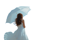 Woman With Umbrella V17 Vinyl Car Decal Sticker – Waterproof & UV-Resistant 5.4