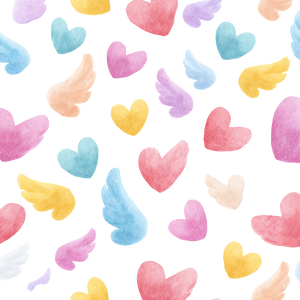 Hearts And Wings Vinyl Car Decal Sticker – Waterproof & UV-Resistant 3.4133333333333336"