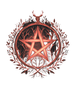 Glowing Pentagram Symbol Vinyl Car Decal Sticker – Waterproof & UV-Resistant 8.0"