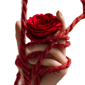 Entangled Rose Hand Vinyl Car Decal Sticker – Waterproof & UV-Resistant 6.826666666666667"