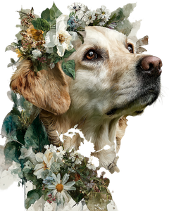 Golden Retriever Portrait V51 Vinyl Car Decal Sticker – Waterproof & UV-Resistant 4.0"