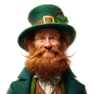 Happy Leprechaun V3 Vinyl Car Decal Sticker – Waterproof & UV-Resistant 3.4133333333333336"