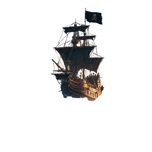 Pirate Boat Sailing Vinyl Car Decal Sticker – Waterproof & UV-Resistant 3.4133333333333336"