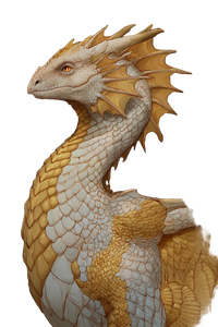 Golden Art Nouveau Dragon Vinyl Car Decal Sticker – Waterproof & UV-Resistant 4.4