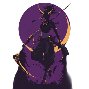 Fantasy Warrior Silhouette V3 Vinyl Car Decal Sticker – Waterproof & UV-Resistant 6.826666666666667"