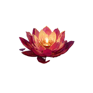 Diwali Lotus Flower Vinyl Car Decal Sticker – Waterproof & UV-Resistant 6.826666666666667"