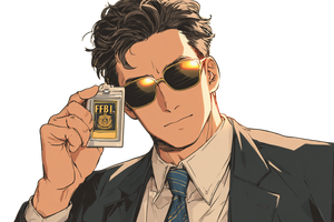 Anime Fbi Agent Vinyl Car Decal Sticker – Waterproof & UV-Resistant 2.986666666666667"