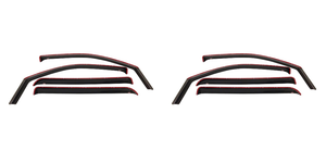 2x Improve Your Ride with Westin Rainguard | Low Profile Wade Wind Deflectors | High Gloss Smoke Acrylic | Limited Lifetime Warranty