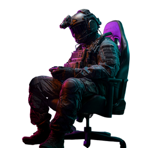 Gaming Soldier Setup Vinyl Car Decal Sticker – Waterproof & UV-Resistant 6.826666666666667"