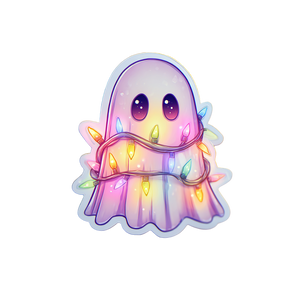 Cute Ghost Illustration V16 Vinyl Car Decal Sticker – Waterproof & UV-Resistant 3.4133333333333336"