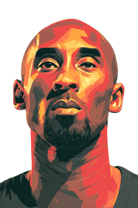 Kobe Bryant Portrait V3 Vinyl Car Decal Sticker – Waterproof & UV-Resistant 4.4