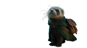 Fantasy Ferret Adventurer Vinyl Car Decal Sticker – Waterproof & UV-Resistant 2.72"