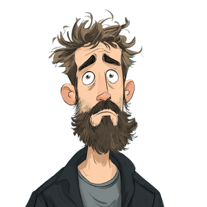 Sick Cartoon Man V2 Vinyl Car Decal Sticker – Waterproof & UV-Resistant 3.4133333333333336"