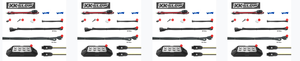 4x XK Glow Underbody Light Kit | Over 16 Million Colors, Amber Turn Signal, Music Sync, Holiday Themes, Find My Vehicle