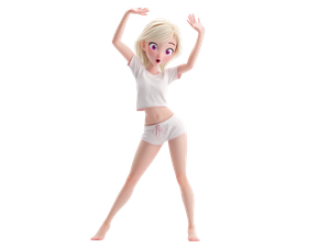 Anime Character Pose V9 Vinyl Car Decal Sticker – Waterproof & UV-Resistant 6.1866666666666665"