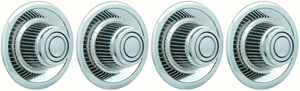 4x Enhance Your Wheels | Chrome Plated ABS Center Caps | Set of 4