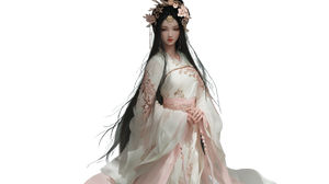 Oriental Fairy Vinyl Car Decal Sticker – Waterproof & UV-Resistant 2.72"