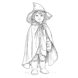 Girl In Costume Vinyl Car Decal Sticker – Waterproof & UV-Resistant 3.4133333333333336"