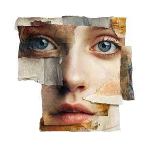 Torn Paper Face Vinyl Car Decal Sticker – Waterproof & UV-Resistant 6.826666666666667"