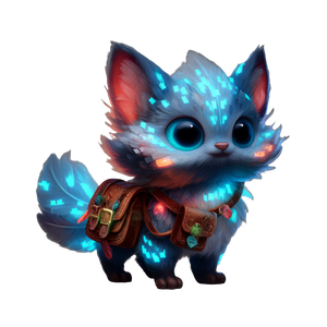 Fantasy Cat Mascot Vinyl Car Decal Sticker – Waterproof & UV-Resistant 6.826666666666667"