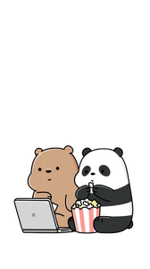 Bear And Panda V2 Vinyl Car Decal Sticker – Waterproof & UV-Resistant 9.706666666666667"
