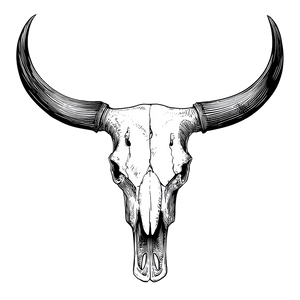 Bull Skull Vector Vinyl Car Decal Sticker – Waterproof & UV-Resistant 3.4133333333333336"