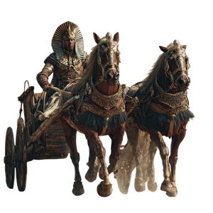 Egyptian Warrior Chariot V2 Vinyl Car Decal Sticker – Waterproof & UV-Resistant 3.4133333333333336"