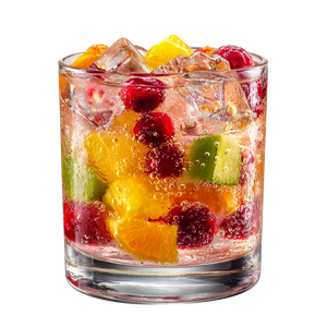 Fruit Cocktail Glass Vinyl Car Decal Sticker – Waterproof & UV-Resistant 3.4133333333333336"