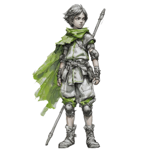 Fantasy Hero Child Vinyl Car Decal Sticker – Waterproof & UV-Resistant 3.4133333333333336"