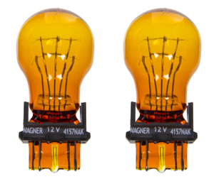 2x Wagner Long Life 4157 Turn Signal Bulb | Extra Durable Miniature Lamps | Amber Glass | Set Of 2 2x Wagner Long Life 4157 Turn Signal Bulb | Extra Durable Miniature Lamps | Amber Glass | Set Of 2