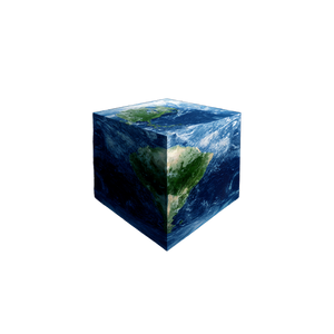 Square Earth Vinyl Car Decal Sticker – Waterproof & UV-Resistant 6.826666666666667"