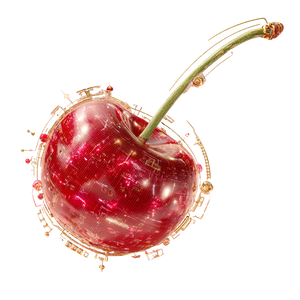 Glossy Cherry Pin-Up Vinyl Car Decal Sticker – Waterproof & UV-Resistant 6.826666666666667"
