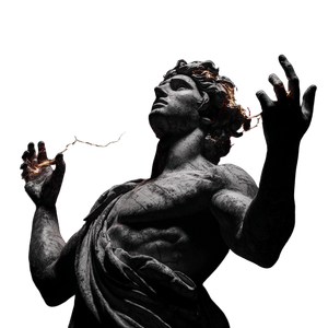 Godlike Statue Vinyl Car Decal Sticker – Waterproof & UV-Resistant 3.4133333333333336"