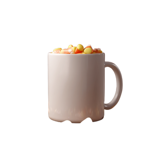 Candy Corn Mug Vinyl Car Decal Sticker – Waterproof & UV-Resistant 6.826666666666667"