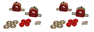 2x Enhance Handling & Stability | Energy Suspension: Red Stabilizer Bar Mount Bushing 2x Enhance Handling & Stability | Energy Suspension: Red Stabilizer Bar Mount Bushing