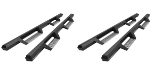 2x 2022-2024 Nissan Frontier | HDX Nerf Bar With Drop Down Steps, Corrosion Resistant, Rocker Panel Mount