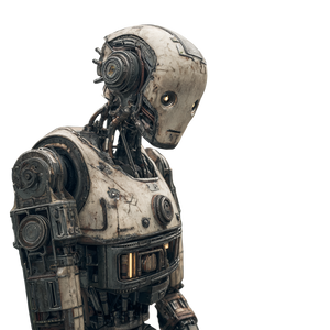 Humanoid Robot V12 Vinyl Car Decal Sticker – Waterproof & UV-Resistant 6.826666666666667"