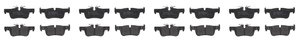 4x Brembo D1762-8993 Low-Metallic Brake Pads | Set of 4 4x Brembo D1762-8993 Low-Metallic Brake Pads | Set of 4