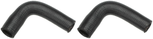 2x Gates Bypass Hose 20662 5.2 Inch Length; Black; EPDM