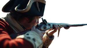 Revolutionary Soldiers Shooting Vinyl Car Decal Sticker – Waterproof & UV-Resistant 5.4