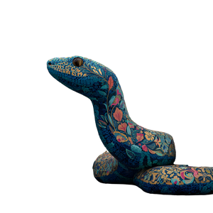 Floral Coral Snake Vinyl Car Decal Sticker – Waterproof & UV-Resistant 3.4133333333333336"