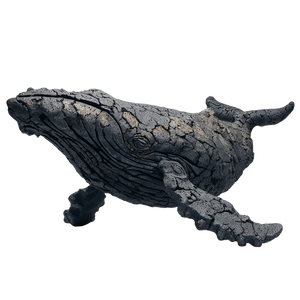 Lava Rock Whale Vinyl Car Decal Sticker – Waterproof & UV-Resistant 6.826666666666667"