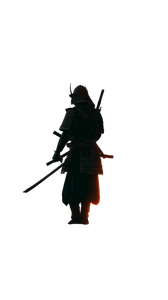 Silent Samurai Lake Vinyl Car Decal Sticker – Waterproof & UV-Resistant 9.706666666666667"