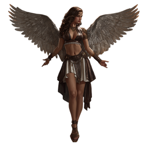 Greek Angel Hovering Vinyl Car Decal Sticker – Waterproof & UV-Resistant 6.826666666666667"