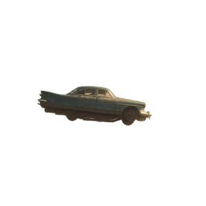 Flying Car V2 Vinyl Car Decal Sticker – Waterproof & UV-Resistant 3.4133333333333336"