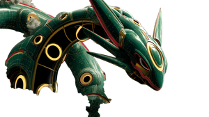 Rayquaza Pokémon Vinyl Car Decal Sticker – Waterproof & UV-Resistant 2.72"