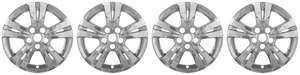 4x Chrome Wheel Skin Set | Enhance Chevy Equinox | Snap-On 17 Inch | 5 Spokes, ABS, Plated 4x Chrome Wheel Skin Set | Enhance Chevy Equinox | Snap-On 17 Inch | 5 Spokes, ABS, Plated